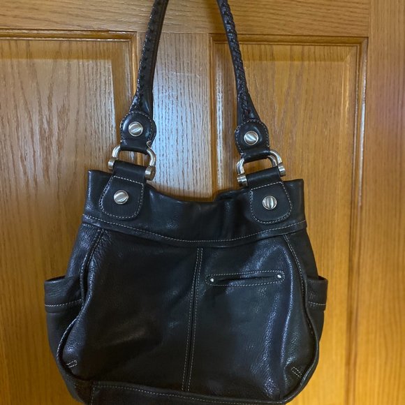 100% Genuine Leather by B. Makowsky Black Purse - Picture 4 of 16